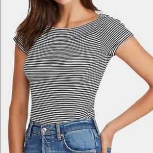 Size Large We The Free boatneck stretch top.